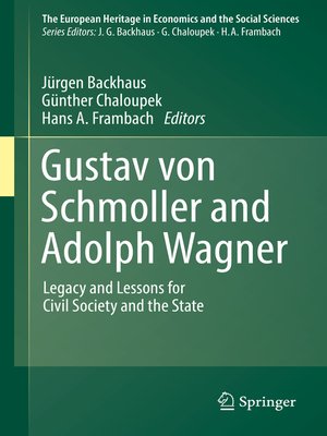 cover image of Gustav von Schmoller and Adolph Wagner